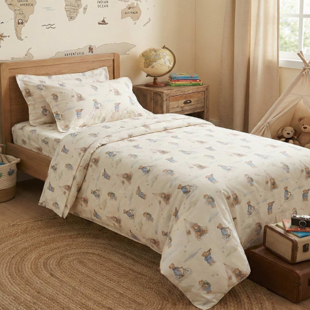 Lenjerie pat Ranforce 100% Cotton Pro (RCP28) - Marime: O persoana [2]