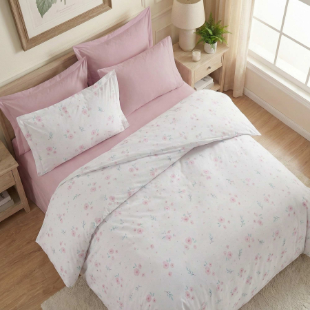 Lenjerie pat Ranforce 100% Cotton Pro (RCP31) - Marime: O persoana [2]