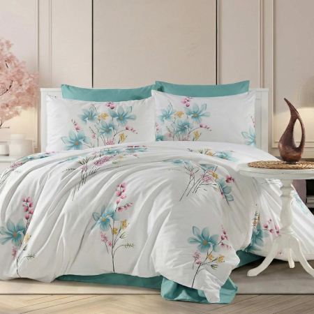 Lenjerii de pat - Lenjerie pat Ranforce 100% Cotton Pro (RCP36) - Marime: O persoana
