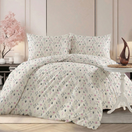 Lenjerii de pat - Lenjerie pat Ranforce 100% Cotton Pro (RCP49) - Marime: O persoana