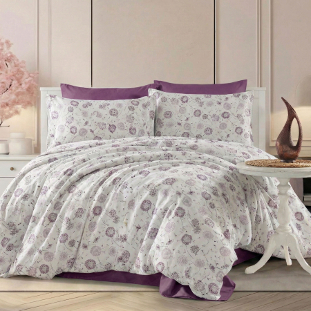 Lenjerii de pat - Lenjerie pat Ranforce 100% Cotton Pro (RCP56) - Marime: O persoana