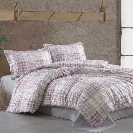 Lenjerii de pat - Lenjerie pat Ranforce 100% Cotton Pro (RCP61) - Marime: O persoana