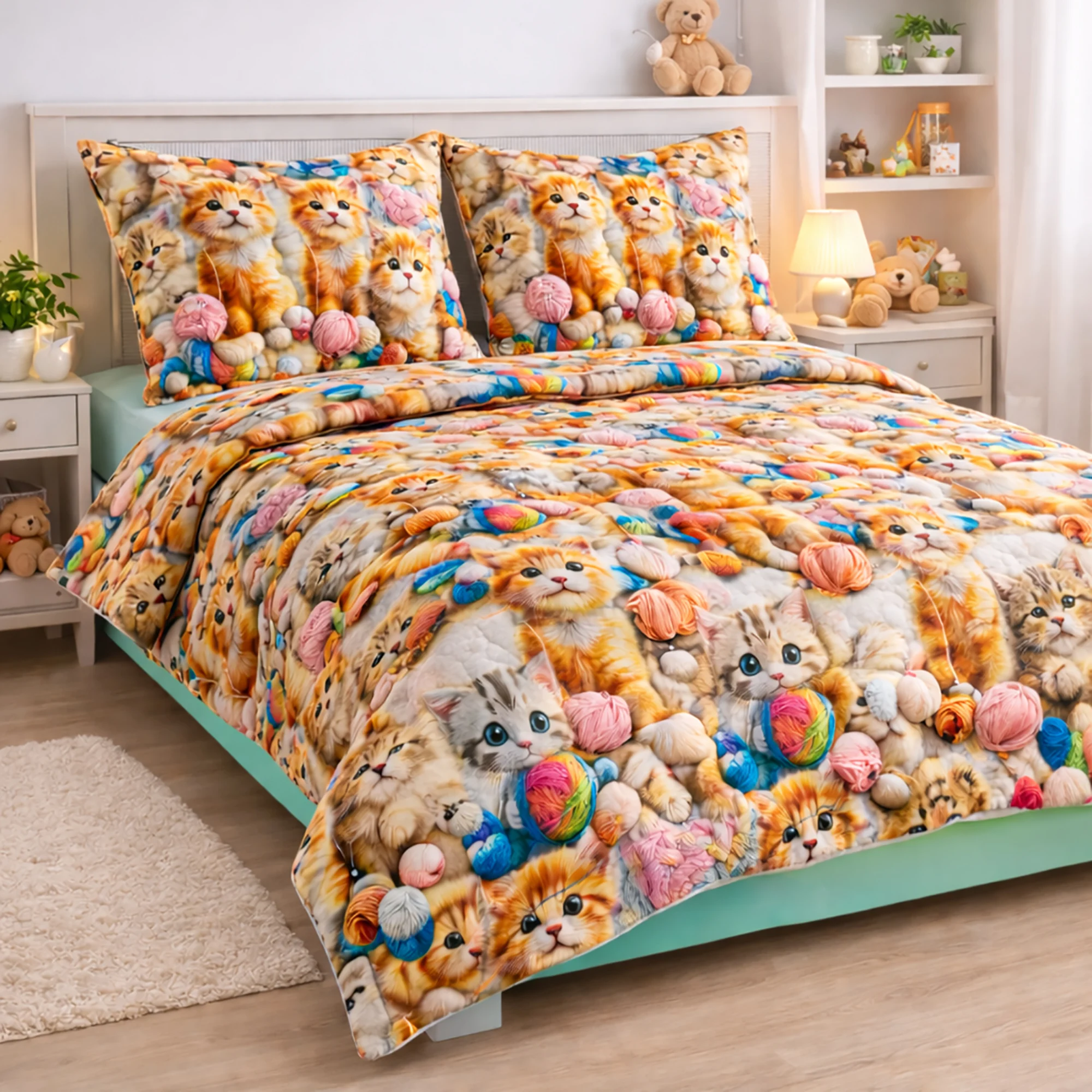 Lenjerii de pat - Lenjerie pat Ranforce 100% Cotton Pro (RCP70) - Marime: O persoana