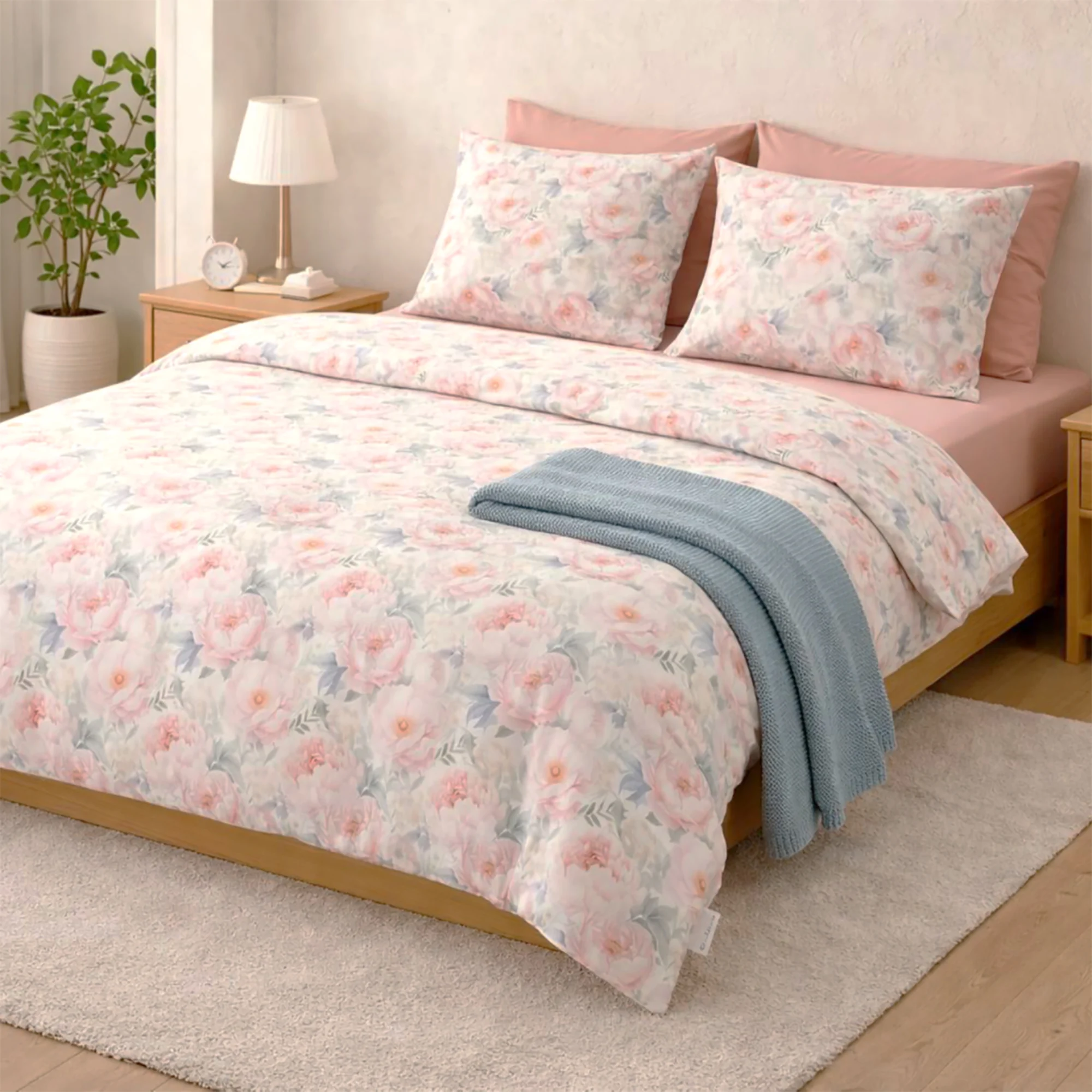 Lenjerii de pat - Lenjerie pat Ranforce 100% Cotton Pro (RCP81) - Marime: O persoana