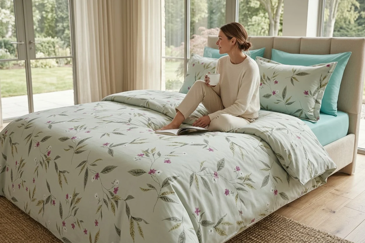 Lenjerie pat Ranforce 100% Cotton Pro (Royal Touch) - Marime: O persoana [1]