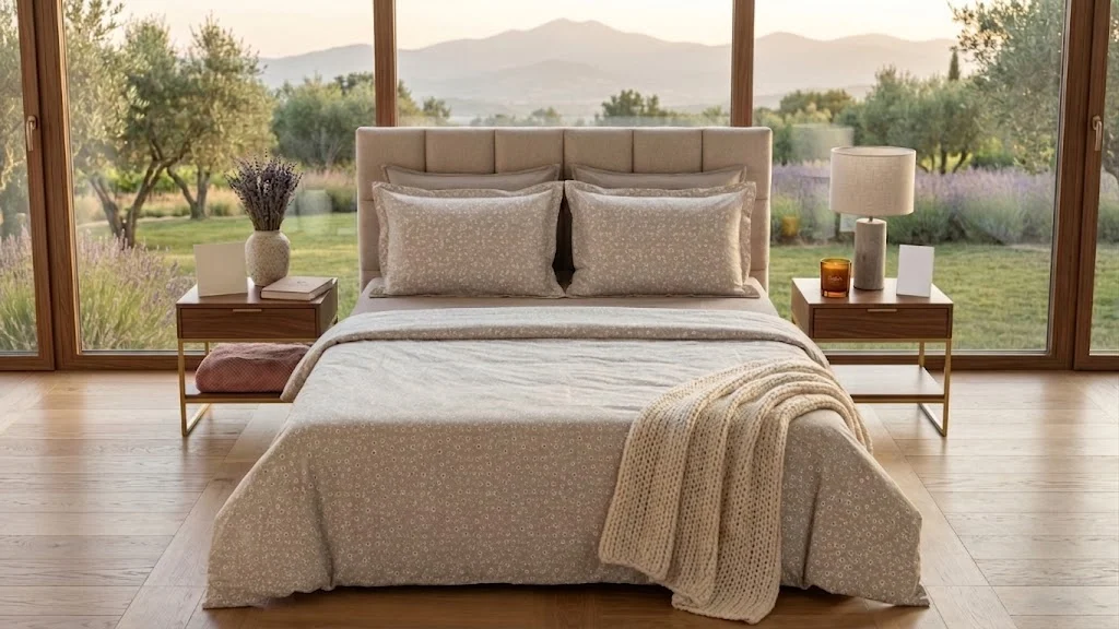 Lenjerii de pat - Lenjerie pat Ranforce 100% Cotton Pro (Shadow Play) - Marime: O persoana