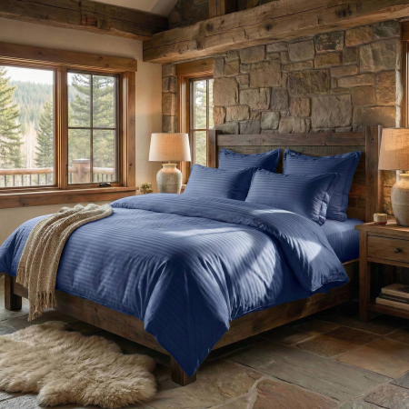 Lenjerii de pat damasc - policoton 6 piese - LENJERII DE PAT DAMASC-POLICOTON 6 PIESE