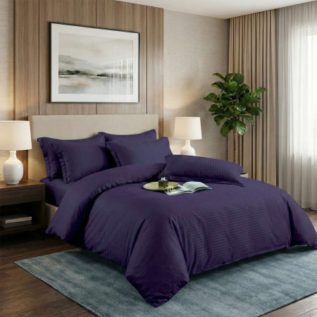 Pucioasa - LENJERII DE PAT DAMASC-POLICOTON 6 PIESE CU HUSA (6DPH24)