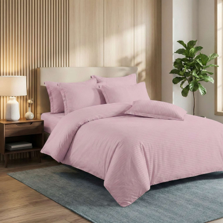 Pucioasa - LENJERII DE PAT DAMASC-POLICOTON 6 PIESE CU HUSA (6DPH44)