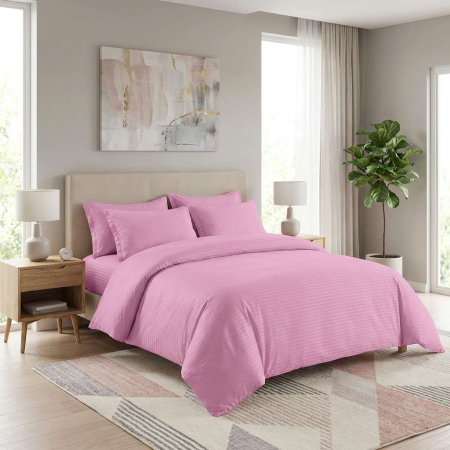 Pucioasa - LENJERII DE PAT DAMASC-POLICOTON 6 PIESE CU HUSA (6DPH46)