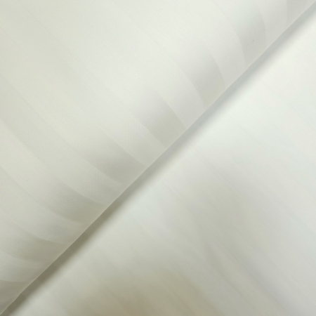 Damasc - Material textil, bumbac 100%, Damasc satinat alb unt