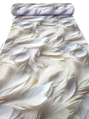 Bumbac ranforce digital 5D - Material textil ranforce 5D, 240cm, bumbac 100%, Gri cu fulgi