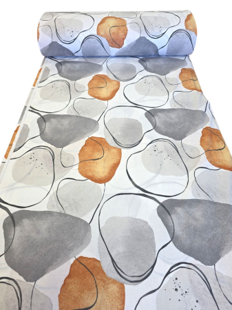 Material textil ranforce, 240cm, bumbac 100%, Stones [2]