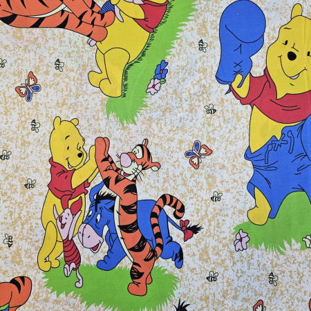 Materiale textile - Material textil ranforce, bumbac 100%, Winnie - galben