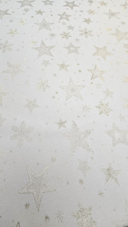 Material textil teflonat, 140cm, Astroni - stelute aurii [2]