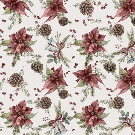Metraje Sărbători/Iarnă - Material textil teflonat, 140cm, Belum Christmas 11