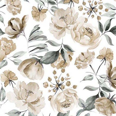 Metraje impermeabile - Material textil teflonat, 140cm, Luana Beige