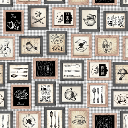 Metraje impermeabile - Material textil teflonat, 140cm, The Kitchen