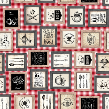 Materiale textile - Material textil teflonat, 140cm, The Kitchen C-401