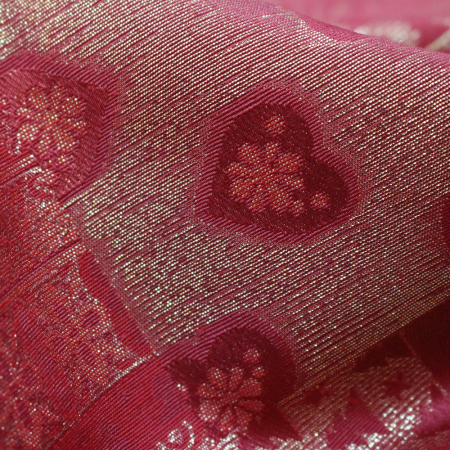 Metraj roșu lurex auriu Craciun Tornade 2.8m [2]