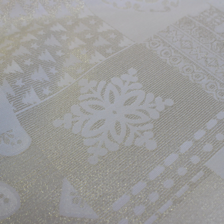 Metraj lurex auriu Craciun Tornade 2.8m [0]