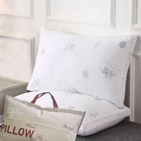 Perne și Pilote - Perna Umplutura SUPER DENSA pana si puf gasca, Fata Bumbac 100%