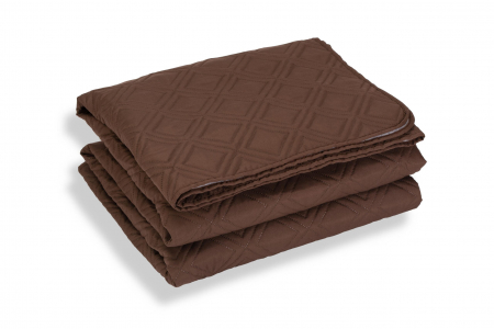 Cuvertura de pat, Chocolate, microfibra soft-touch, 220X240 cm [0]