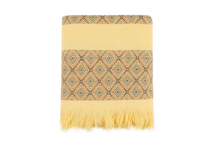 Prosop de baie, 75x150cm, Cotton Box, Twins - Yellow [2]