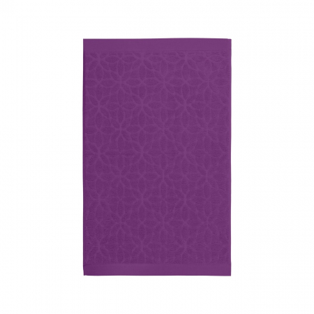 Prosop de baie Leonardo Flowers 50x80cm - mov [1]