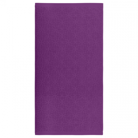 Prosop de baie Leonardo Flowers 70x140cm - mov [1]