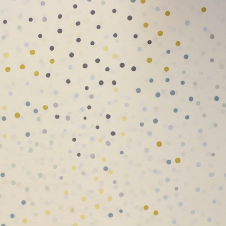 Ranforce alb cu buline bleu/aurii/verzi [2]