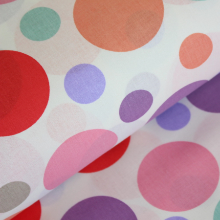 Materiale textile - Ranforce buline mari lila