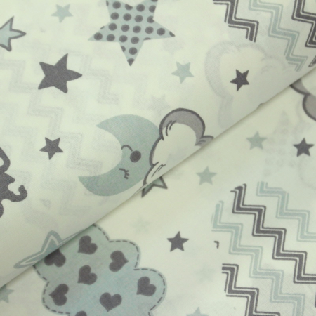 Ranforce alb cu norișor vernil [0]