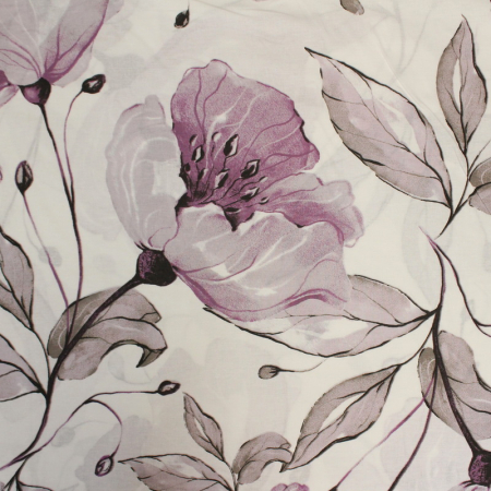 Ranforce alb cu magnolii mov 2.4m [1]