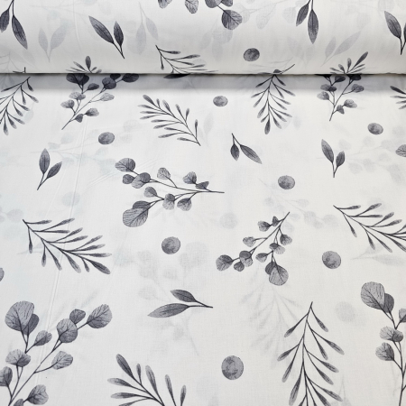 Ranforce alb cu frunze gri [0]