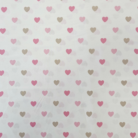 Ranforce alb cu inimioare roz si crem [1]