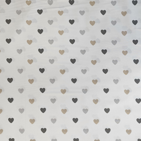 Ranforce alb cu inimioare gri si crem [1]