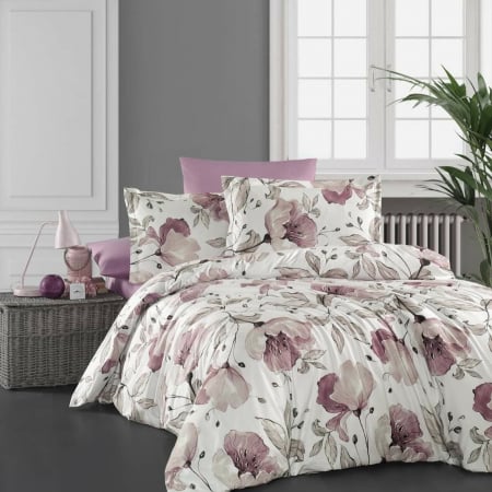 Ranforce alb cu magnolii galbene 2.4m [3]