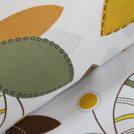 Ranforce alb cu frunze verzi si galbene [0]