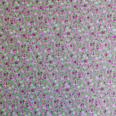 Ranforce verde cu floricele roz [1]