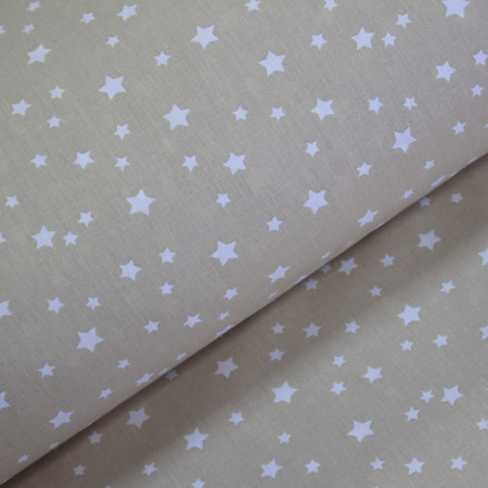 Ranforce crem cu stelute mici albe [0]