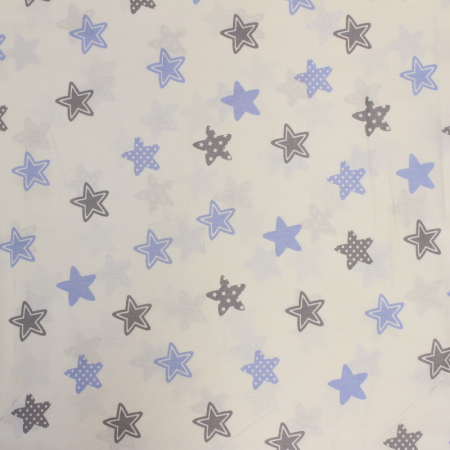 Ranforce alb cu steluțe bleu [1]