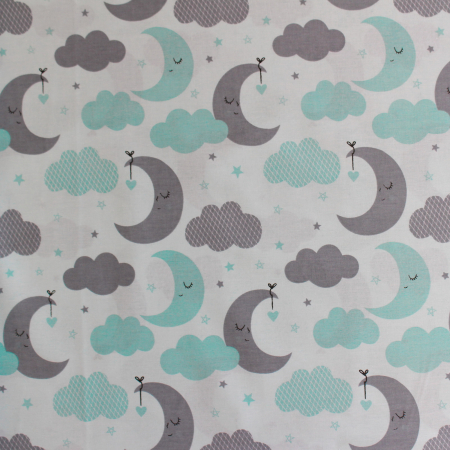 Ranforce turcoaz cu lună și nori [1]