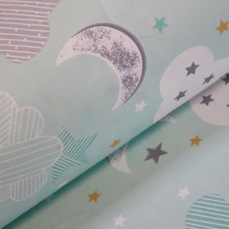 Materiale textile - Ranforce vernil cu norisori