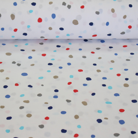 Ranforce alb cu buline roșii și bleu [1]