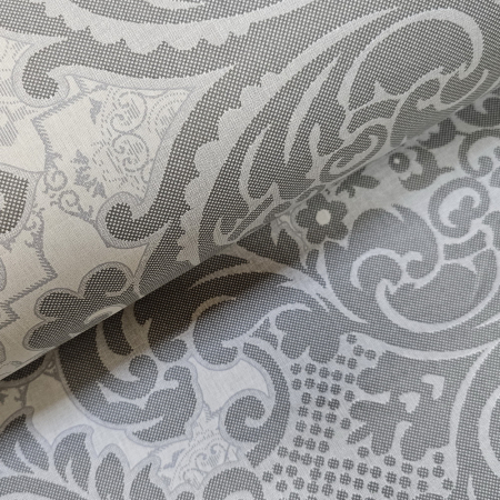 Materiale textile - Ranforce gri Baroc