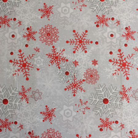 Ranforce gri cu fulg de nea rosu/gri [1]