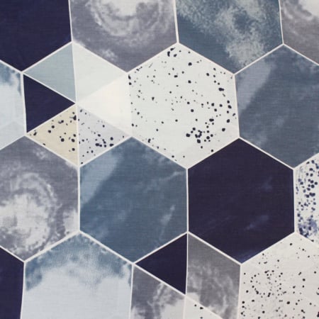 Ranforce Hexagon albastru [1]