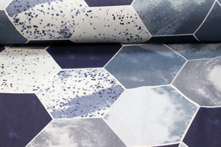 Ranforce Hexagon albastru [2]