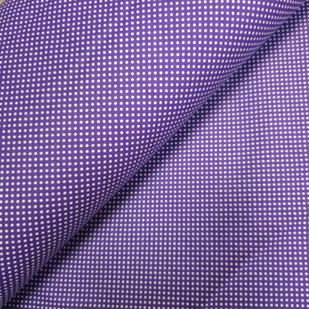 Ranforce mov cu bulinute albe [0]